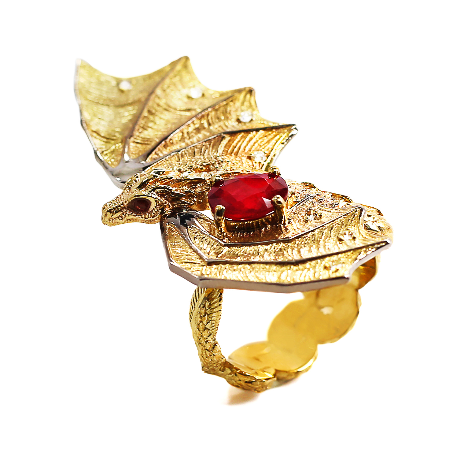 Золотое кольцо ''дракон'' de fleur